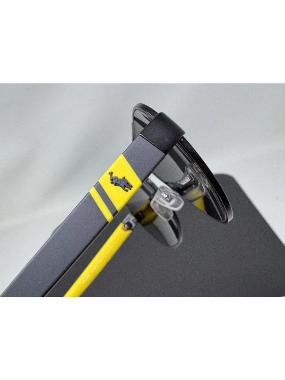 Polo Ralph Lauren PH 3098 9310/87 Black Yellow 61-15-145 Aviator Sunglasses